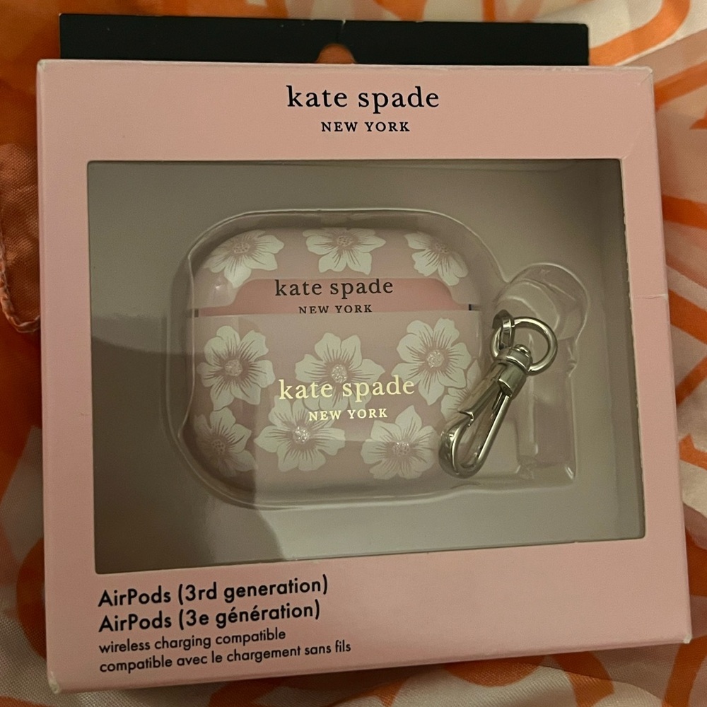Kate Spade flowers AirPods 3rd gen case (new)